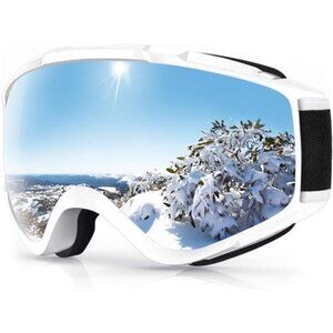Ski Goggles OTG - Over Glasses Snow/Snowboard Goggles for Men, Women